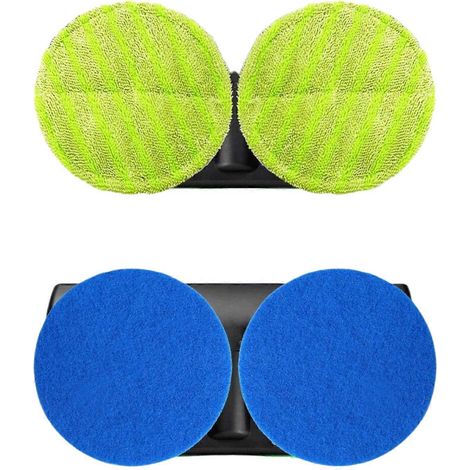 Balai électrique rotatif 360° sans fil rechargeable, serpillière automatique à rotation, nettoyage manuel puissant, machine à laver le sol portable (1/5)