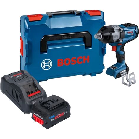 Bosch GDS 18V-1600 HC Avvitatore a impulsi professionale a batteria 18 V 1600 Nm 3/4'' BITURBO Brushless + 1x batteria ricaricabile ProCORE 8,0 Ah + caricatore + L-Boxx