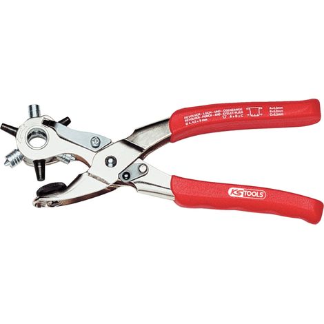 KS Tools Revolverloch- und Ösenzange, 220 mm
