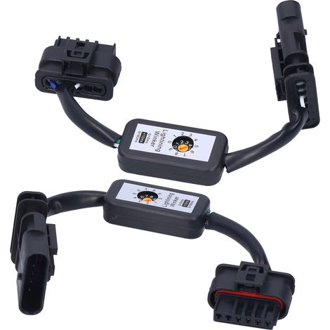 LED-Rücklichtadapter für dynamische Blinker, Modulsatz mit Kabelbaum, kompatibel mit BMW 3er F30 F34 M3 F80 LCI 2016-2019 (1/5)