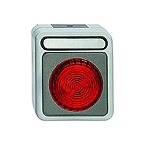 MERTEN AQUASTAR SIGNAL LUMINEUX E 14, GRIS CLAIR, MEG4410 8029