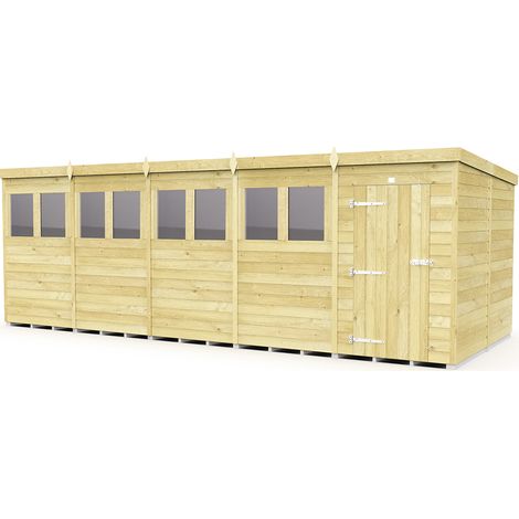 20 x 8 Pent Shed
