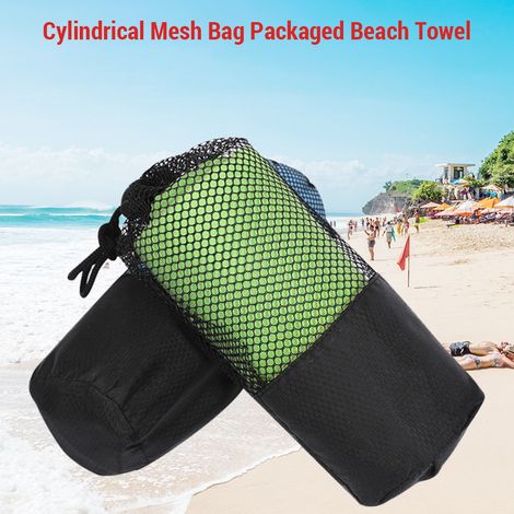 Serviette de bain Extra Large en microfibre à séchage rapide, pour le corps, avec sac de rangement, natation, Fitness, plage et Yoga, 130cm/160cm (1/5)