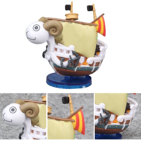 Ornement en forme de bateau, fabriqué en PVC haute densité, aspect réaliste, décoration de voilier, objet de collection et ludique. (1/5)