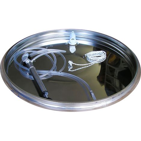 GALLEGGIANTE A CAMERA D'ARIA CON POMPA lt 100 - Ø 420 mm - BELVIVERE
