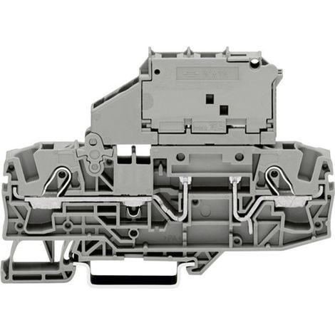 WAGO 2006-1631 Sicherungsklemme 7.50 mm Zugfeder Belegung: L Grau 1 St.