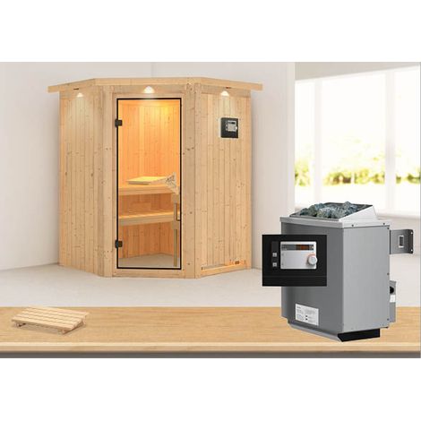 Larin Eck,9KW ext.Strg easy bronzierte Ganzglastür u. DK