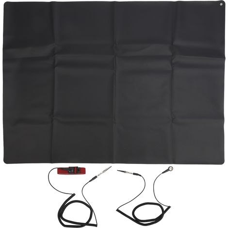 Tapis de Mise à la Terre Améliore le Sommeil Réduit l'Inflammation Anti-Stress Tapis de Massage avec Bracelet 130x100cm (1/5)