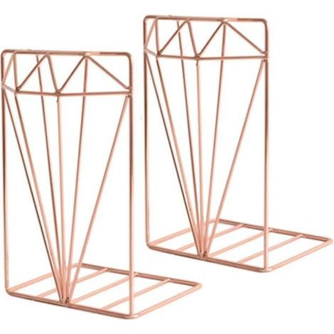 Fermalibri, Fermalibri per scaffali, Fermalibri semplici in ferro battuto, Personalizzazione ufficio, Fermalibri creativi, Ornamenti, Scuola, Organizzazione ufficio (2 pezzi) (1/5)