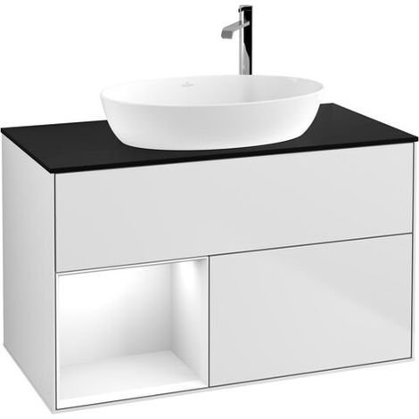 Villeroy & Boch F892GFMT Meuble sous-vasque Finion F89 (1/2)