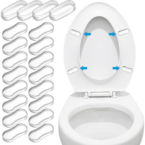 Ensemble de 20 pièces de rechange pour abattant de toilette, tampon de bidet avec st (1/5)