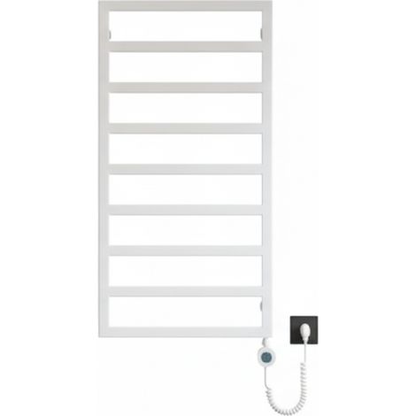 Radiateur électrique de salle de bain LUXRAD Atria Elektro 87x50 cm blanc, résistance 200 W (1/4)