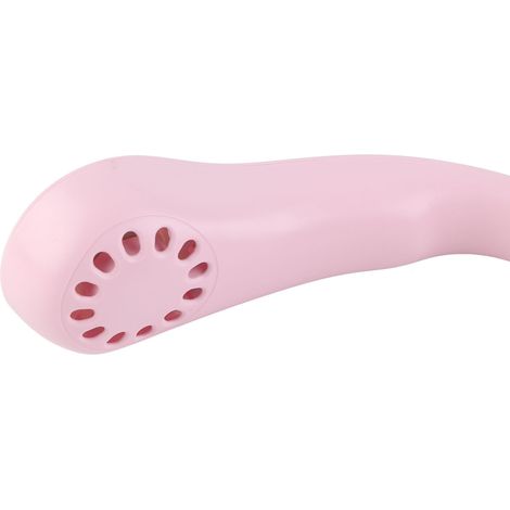 Mini ventilateur de cou, mini ventilateur portable USB pour étudiants, sans pales, rechargeable, idéal pour le sport, rose soleil (1/5)