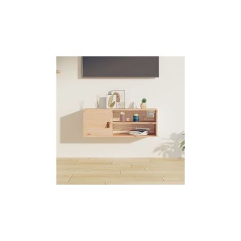 Armoire murale 80x30x30 Bois de pin massif (1/5)