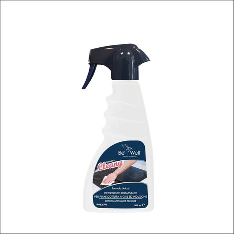 CLEANY Detergente Sgrassante Spray per Piani Cottura a Gas e Induzione, Formula Professionale, 500 ml, Made in Italy (1/4)