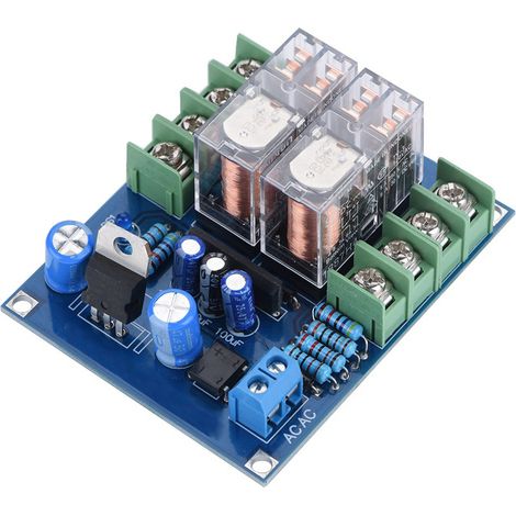 Plaque de protection de relais pour haut-parleur 12-24V, module 7812+UPC1237 (1/5)