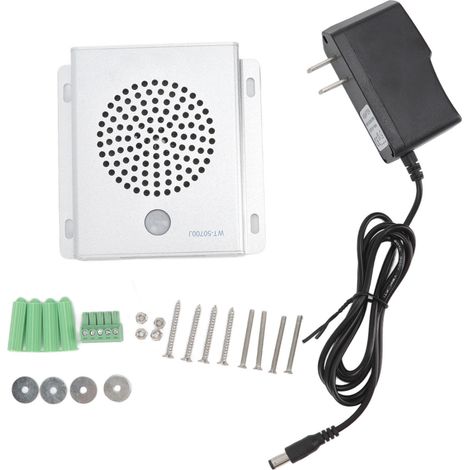 Annonceur vocal WiFi à détection infrarouge avec minuterie et programmation, pour entrée d'entreprise, tension 100-240V. (1/5)