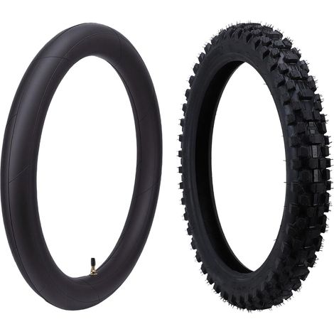 Tuyau intérieur de réparation pour pneus moto Cross, 80/100-19 (1/5)