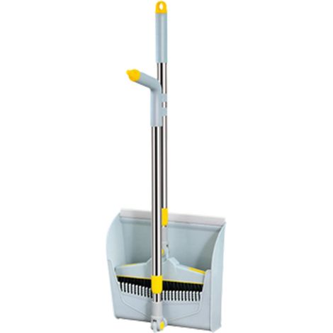 Black Friday Boxing Day Retractable Long Handle Dust Pan And Brooms Combo For Indoor Outdoor Brooms Dustpan Set For Kitchen Lobby Office Standing (1/5)