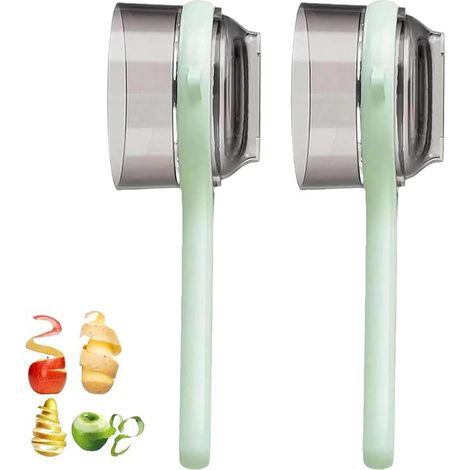 Éplucheur de fruits et légumes neuf avec boîte de rangement - Éplucheur de légumes 2026 avec support (1/5)