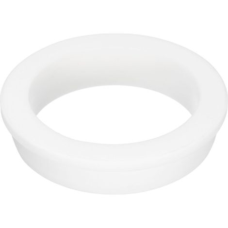 Support D'Œillet En Caoutchouc de Type T Dia 68.6mm ID 57mm Blanc (1/5)