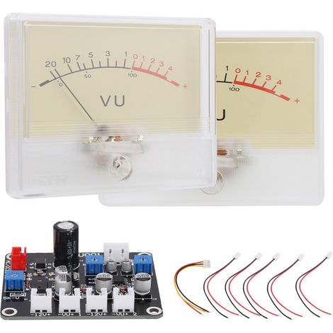 TS-DB90R Packung mit 2 dB-Metern + Steuerplatine VU-Audio-Leistungspegelmesser mit Hintergrundbeleuchtung (1/5)