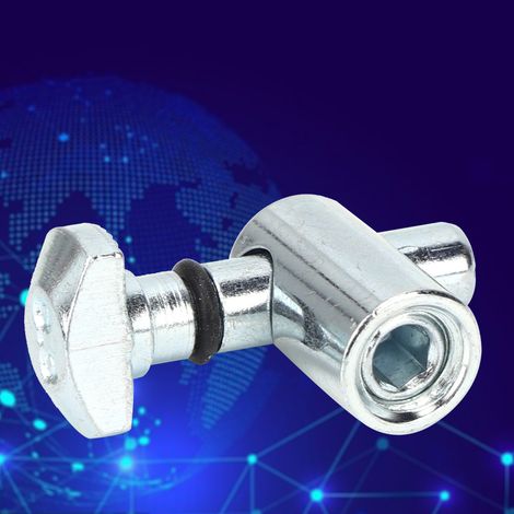 Connecteurs d'angle en acier au carbone pour profilés aluminium 30/40 conformes à la norme européenne, à 90 degrés. (1/5)