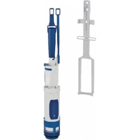 Geberit – Mécanisme de chasse d'eau pour réservoir WC encastré Delta – Système double chasse 4-7,5L – Installation facile – Plastique durable
