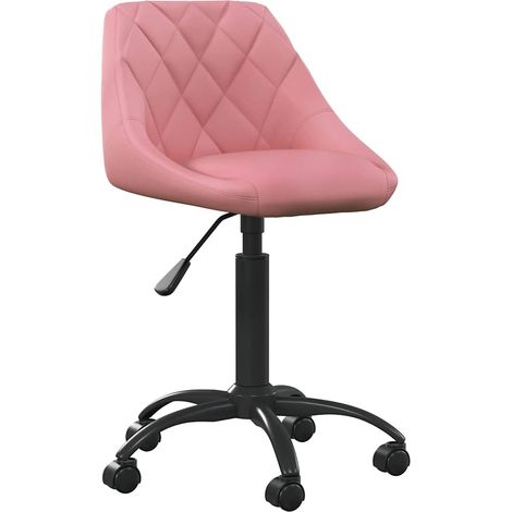 Maison Exclusive - Sedia da Pranzo Rosa in Velluto