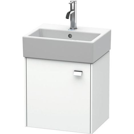 Support de lavabo BRIOSO 442x434x339mm gris chrome ans gauche, blanc, marron (1/2)
