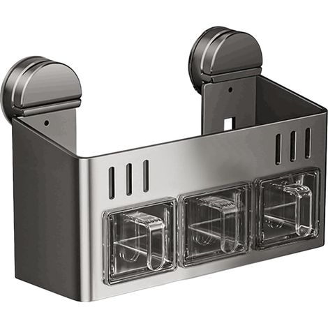 Porte-épices,Étagère Organisatrice pour Épices - Ventouse à (1/5)
