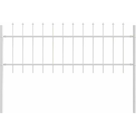 Clôture de jardin Woerden Blanc 1,7 x 0,6 m (1/5)
