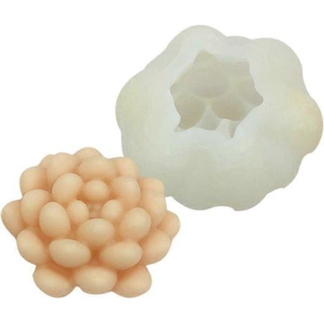 Moules à bougies en silicone pour plantes succulentes, en résine époxy (1/5)