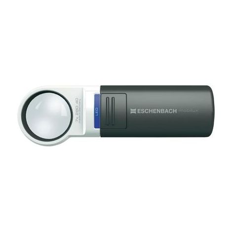 Eschenbach 151141 Lupa de mano LED 4x 60mm transparente