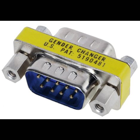 [NEUWERTIG] B-Ware Harting Gender Changer Adapter D Sub 9 Polig Stift Stift Typ 39 50 904 0032
