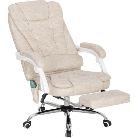 Ergonomic Office Chair with Massage, Recline & Footrest