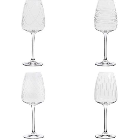 4 bicchieri da vino trasparenti d8,6xh23,2cm - Atmosphera créateur d'intérieur (1/5)