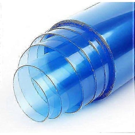 Film vinyle teinté autocollant bleu foncé pour phares, feux arrière et antibrouillards (11 x 59 pouces). (1/5)