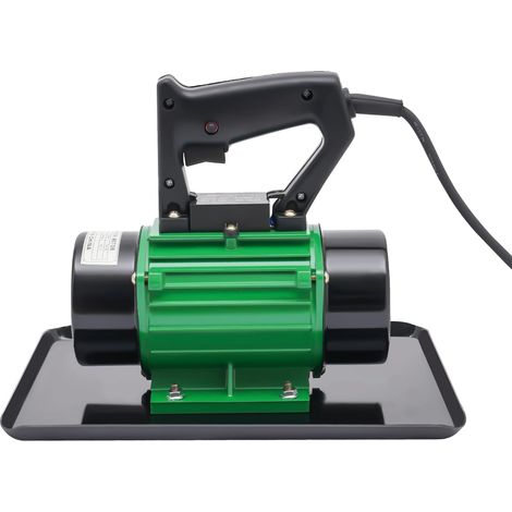 Vibreur électrique à béton, compacteur à béton 370 W, vibreur à plaque plate, moteur de vibreur à béton portatif pour carrelage et ciment (220 V)