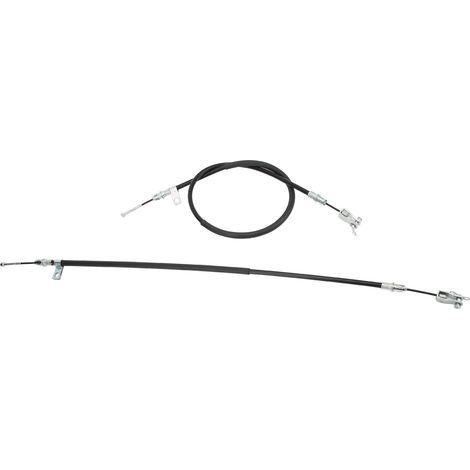 Kit 2 câbles de frein 49in 38.3in pour Club Car Precedent G E 2004+, remplacement pièce 03528701, câble de freinage avant/arrière, compatible voiturette golf. (1/5)