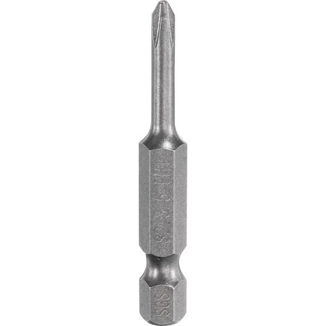 Embout De Tournevis Cruciforme 1 Ph1 50mm Longueur Acier S2 (1/5)