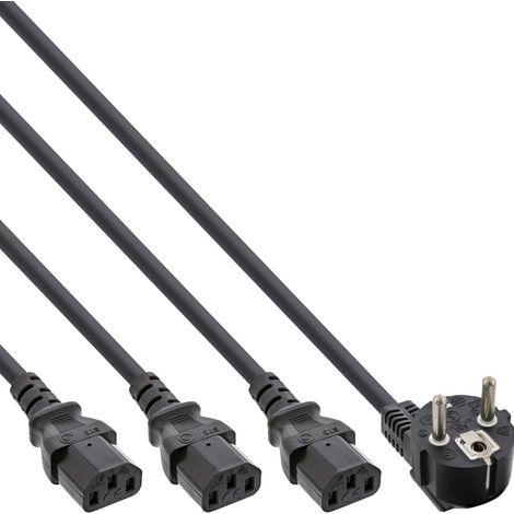 Cavo alimentazione inline 4043718256549 nero 5m 10A (1/4)
