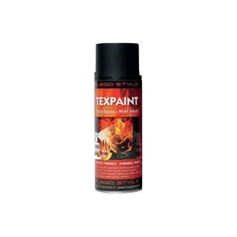 Bombe de peinture noire