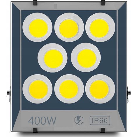 ALOGENO LED ESTERNO PER GIARDINO GARAGE COSTRUZIONE CAPANNONE 400W IMPERMEABILE (1/5)