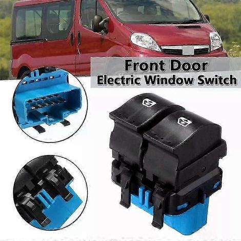 Commande de lève-vitre électrique avant droit 8200108269 pour Renault Trafic 2 - Nissan NV400 Vauxhall Movano Vivaro
