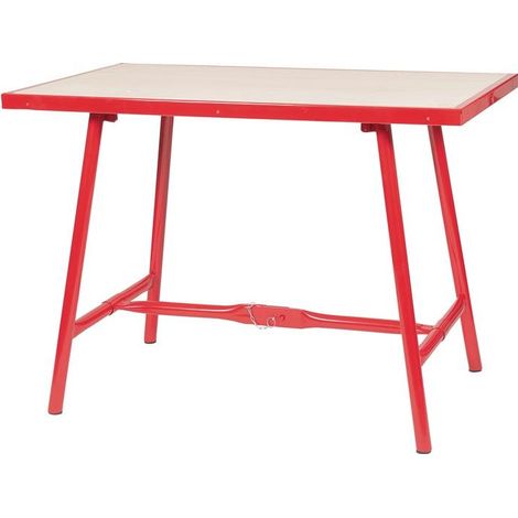 Table de monteur hêtre l.800xP500xH840 mm / 30 mm épaisseur du panneau (1/2)