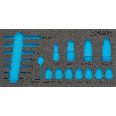 Hazet 2-Komponenten Weichschaumeinlage 163-336L, (LxB) 342 x 172 mm (1/3)