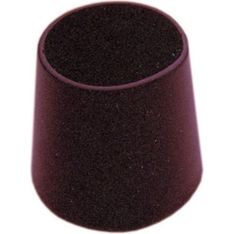100 x SOTTOSEDIA A GOCCIA NERO P/TUBO 16 MM
