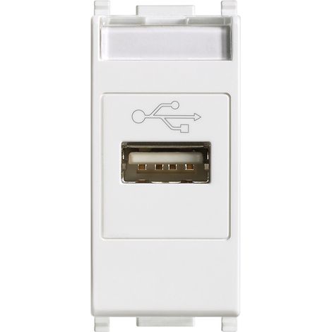 VIMAR - 14345 Prise USB blanche