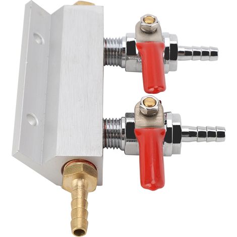 Collecteur de distribution de gaz CO2 domestique multivoies, répartiteur de bière 2 voies (1/5)